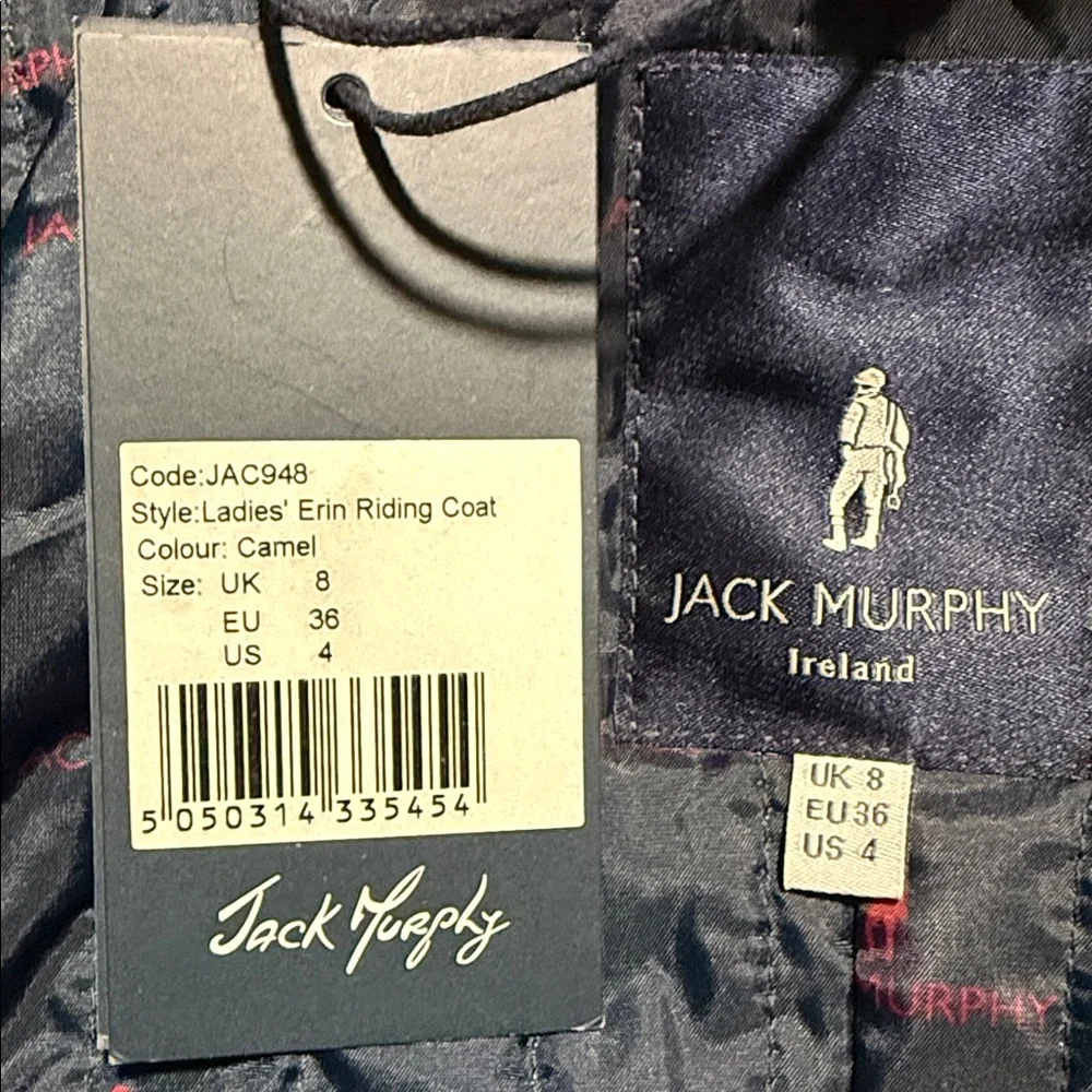 JACK MURPHY Ireland Erin Waterproof Riding Jacket BNWT - Picture 15 of 16